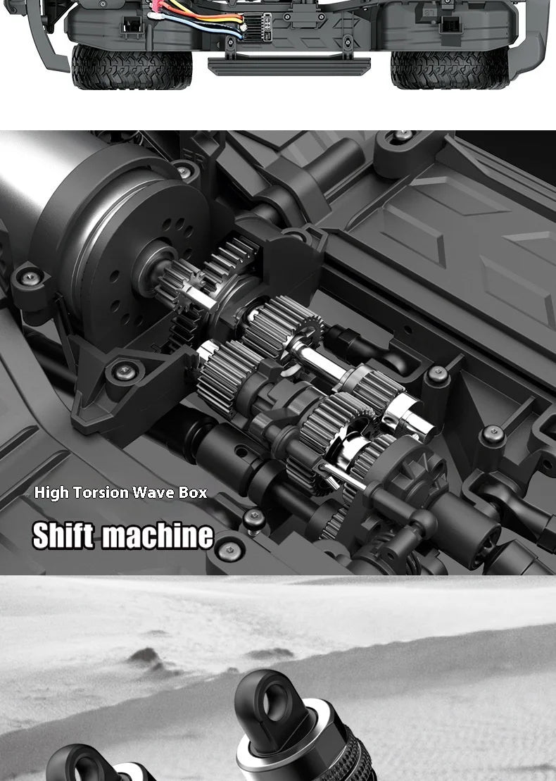 Heavy Duty RC Rock Crawler Remote Car