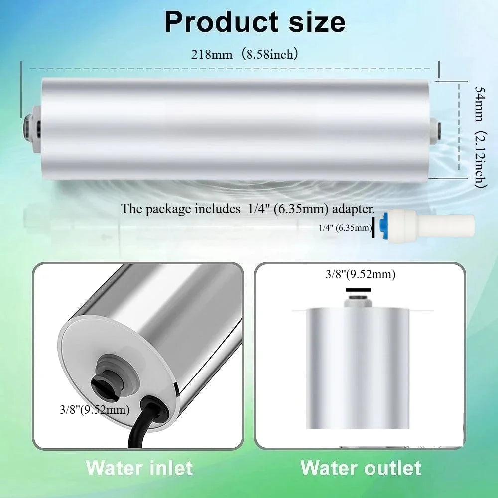 UV LED Water Filter 99.9% Reduction Under Sink System