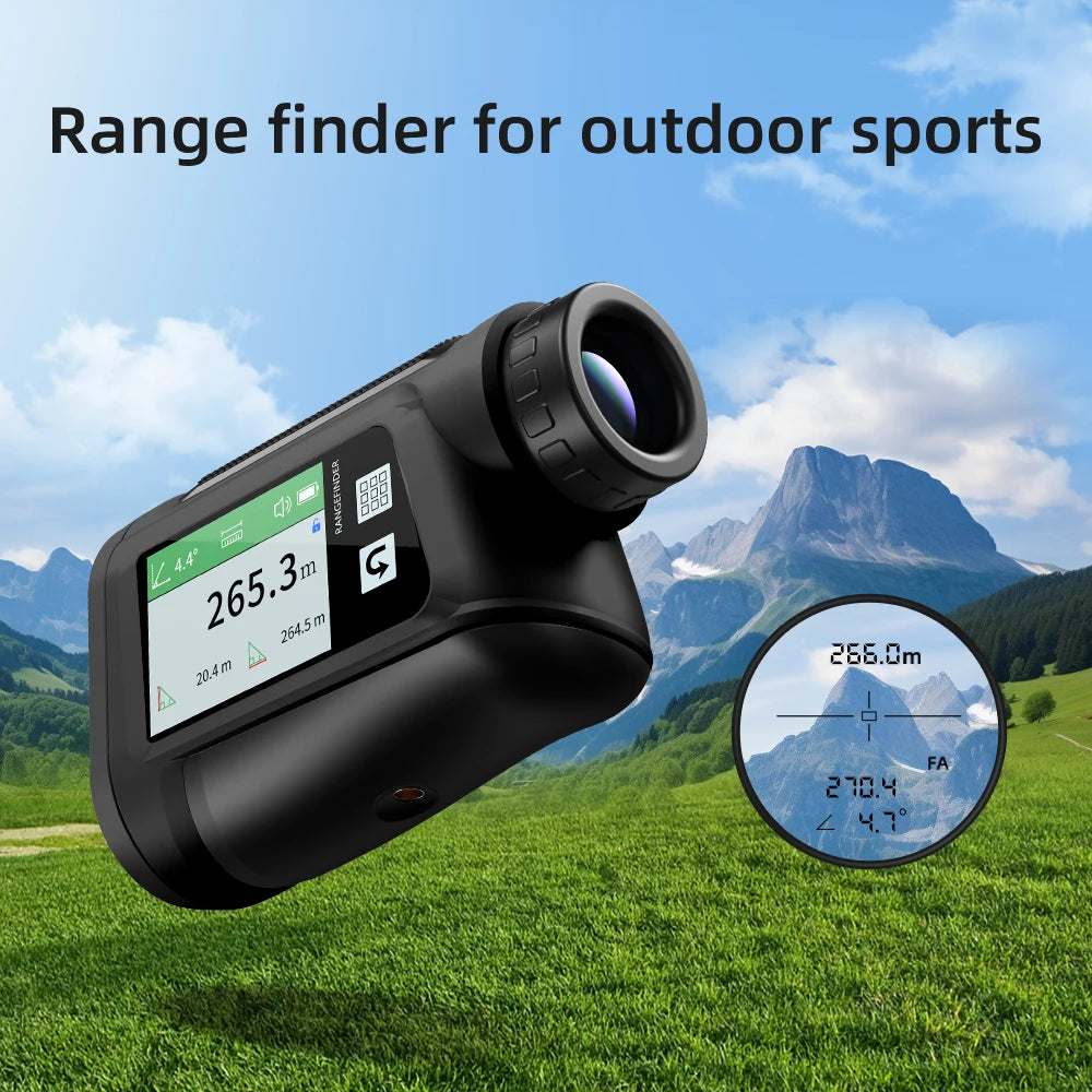 600m Golf Laser Rangefinder with Slope & Pin Lock