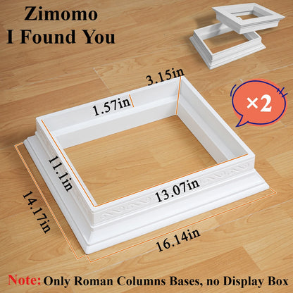 Gen-1 Doll Display Case Roman Column Base Toy Showcase