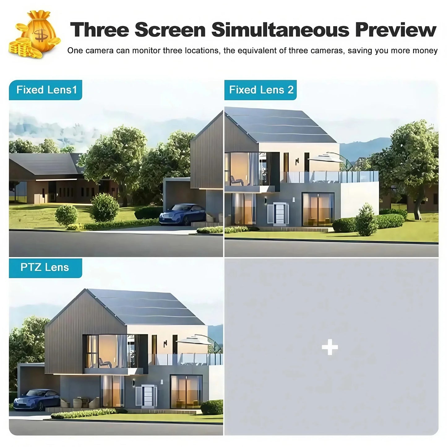 Smart Outdoor WiFi Camera 10X Zoom
