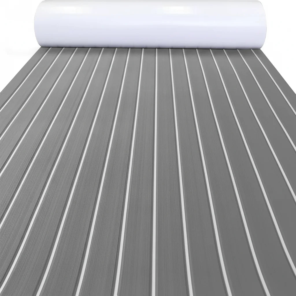 Marine Flooring Faux Teak EVA Foam Sheet Self Adhesive