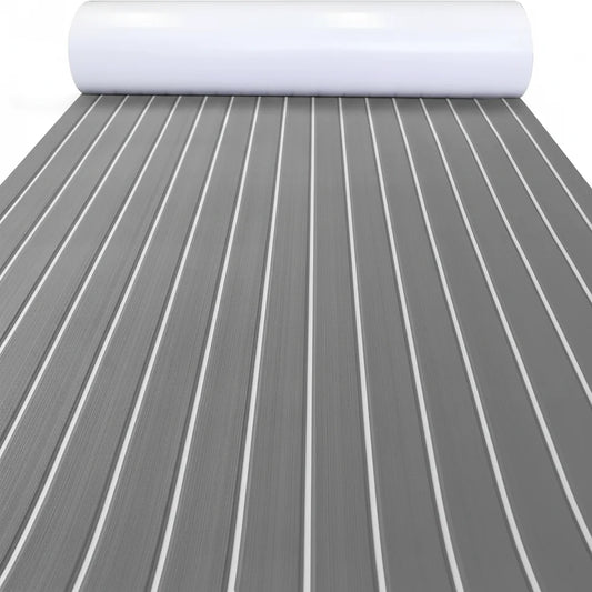 Marine Flooring Faux Teak EVA Foam Sheet Self Adhesive