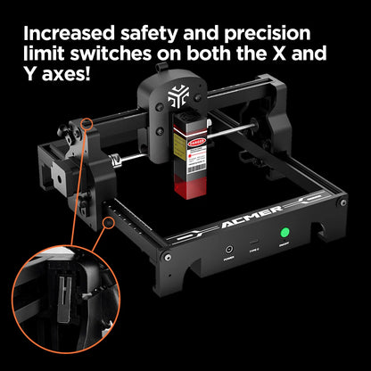 2.5W Mini Laser Engraving Machine Wood Acrylic Leather