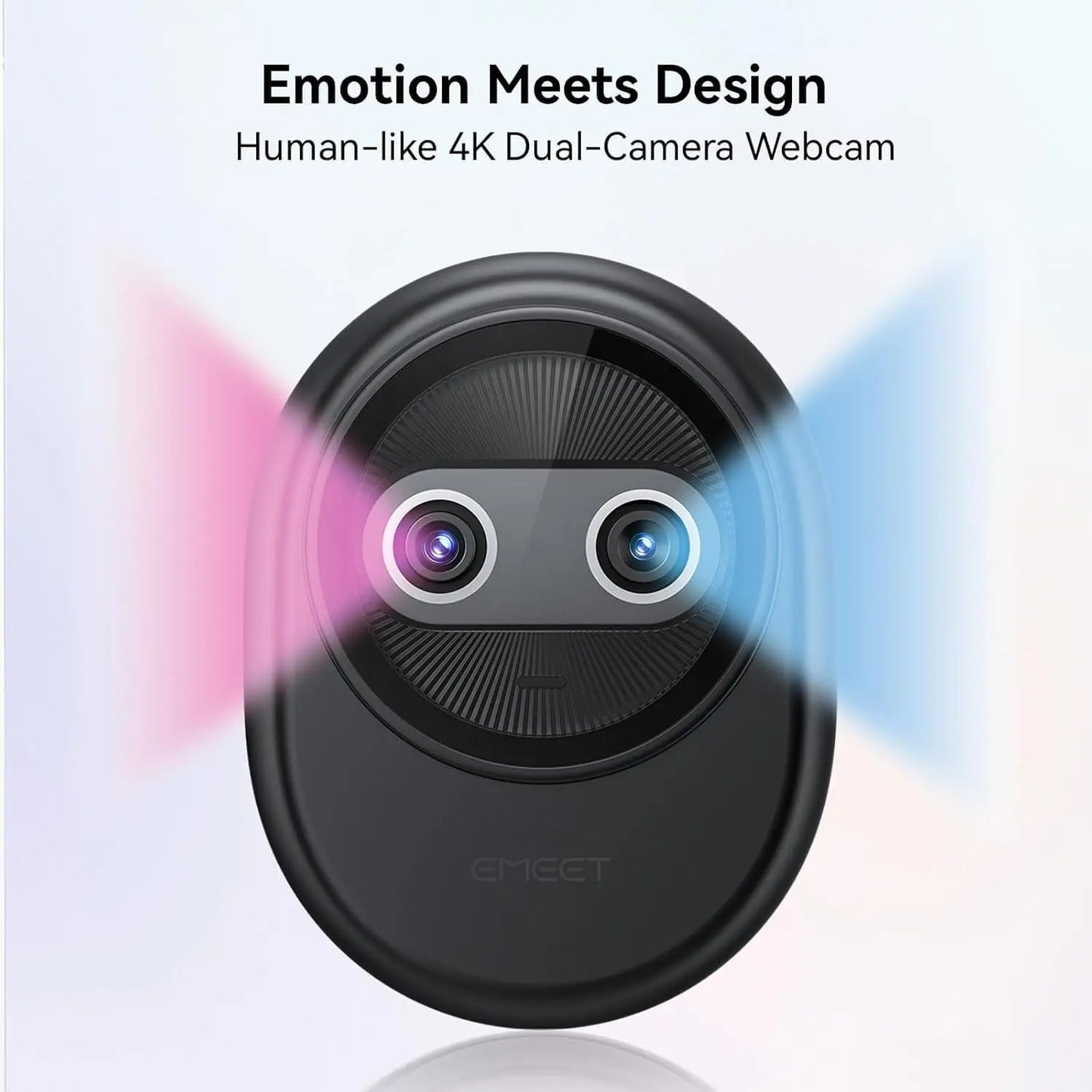 Piko Black 4K Mini Webcam for Laptop Streaming