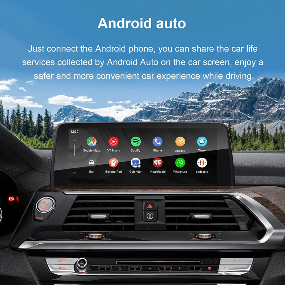 Wireless CarPlay Android Auto Adapter for BMW NBT