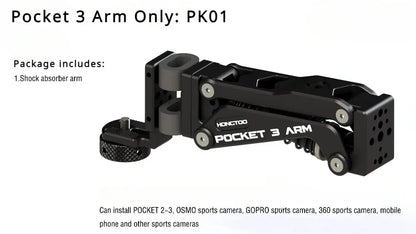 Camera Car Mount Arm Vibration Dampener Support