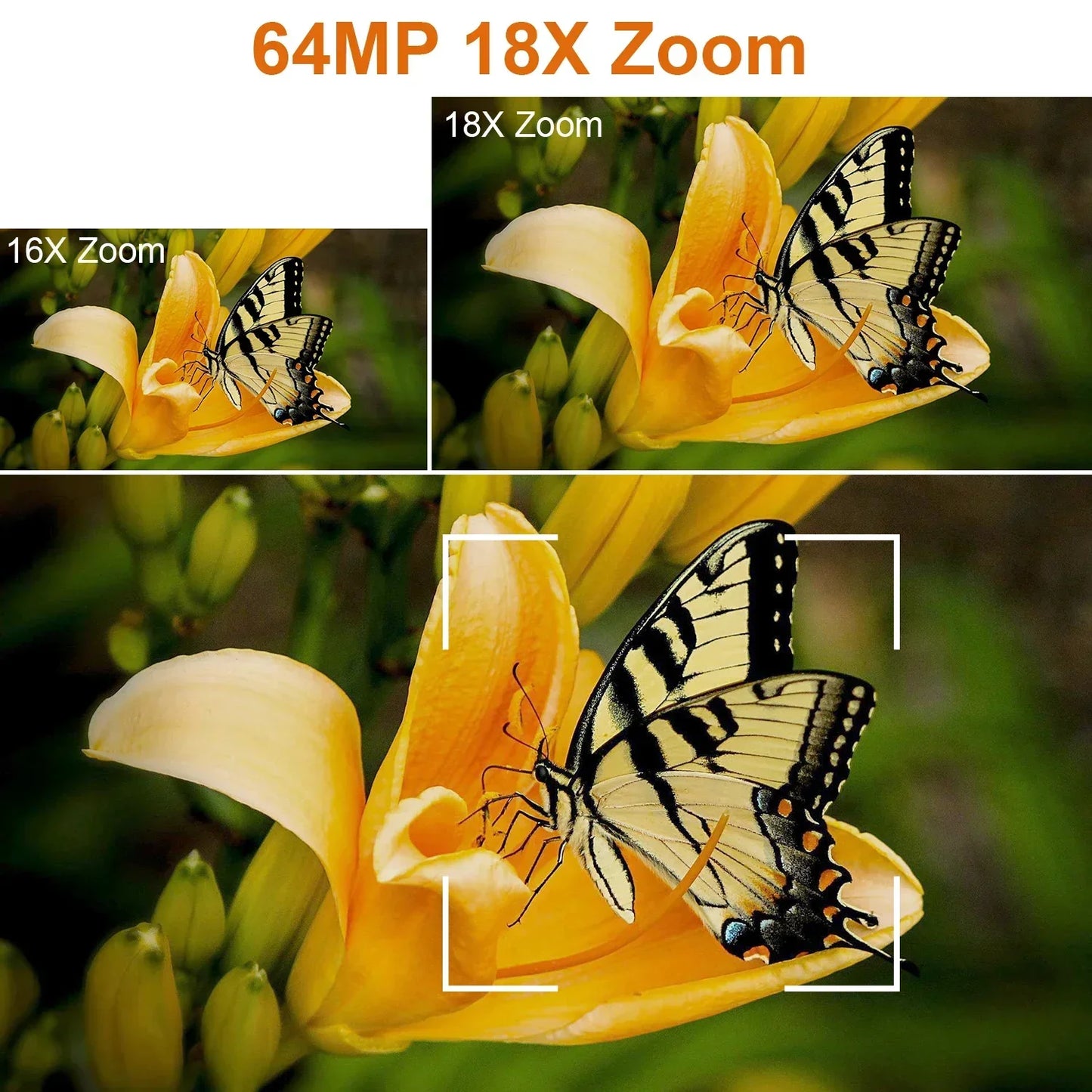 6K Video Camera 64MP 18X Zoom Mic 32GB