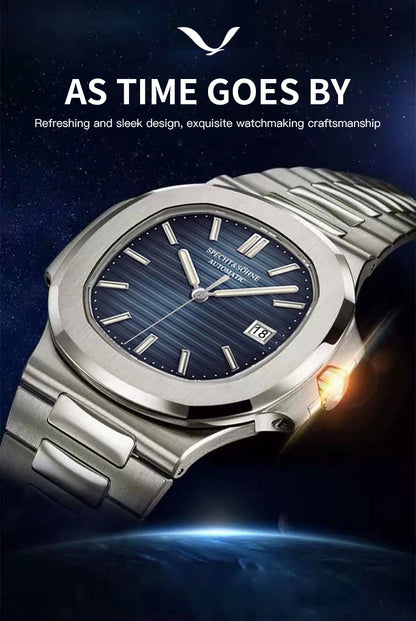 Automatic Stainless Steel Men’s Watch Rose Gold