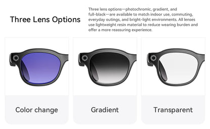 AI Smart Glasses with 4K HD Camera & Bluetooth