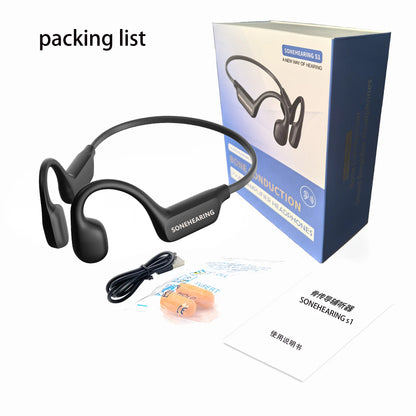 Wireless Bone Conduction Headphones for Mild Hearing Loss and Calls