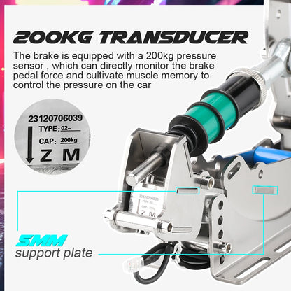 3TB Hydraulic LoadCell Simulator Racing Pedals