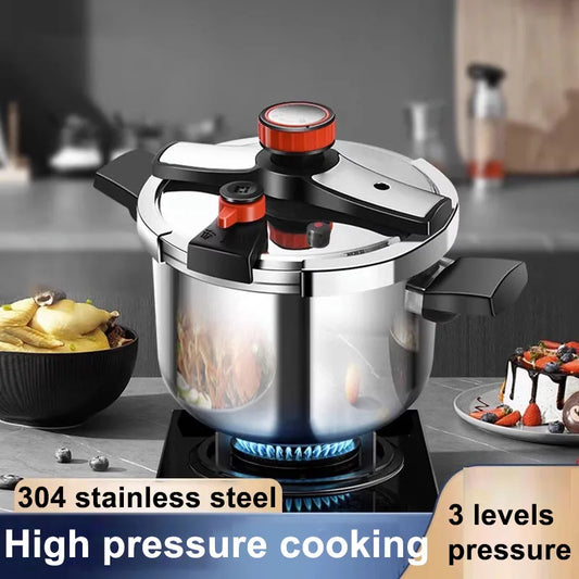 Large Capacity 10L Adjustable Pressure Cooker Stainless Steel