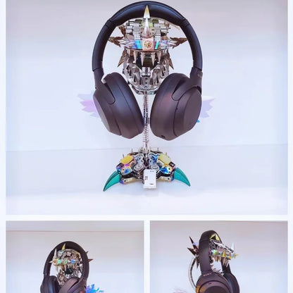 Steampunk Plant Model DIY Assembly Kit with Metal Parts