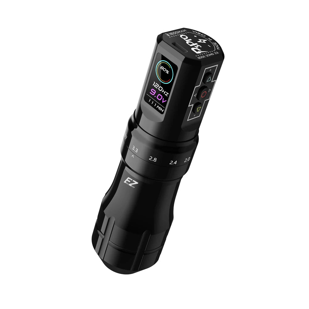 Portable Rechargeable Tattoo Pen Kit 50pcs Black