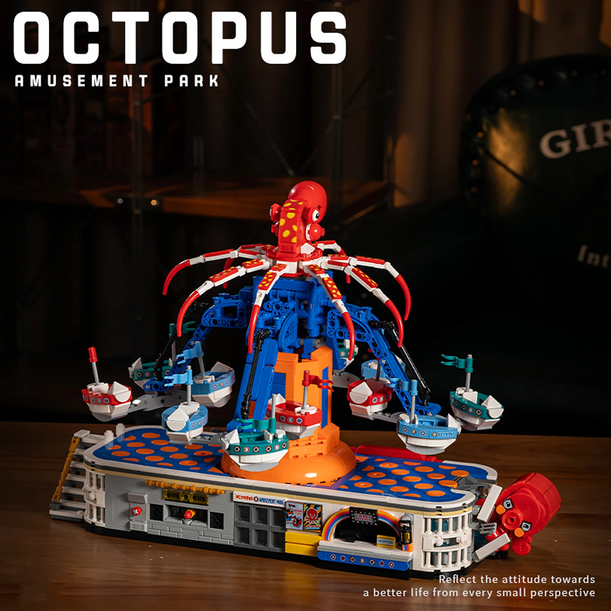2144-Piece Electric Octopus Playground Building Blocks Set