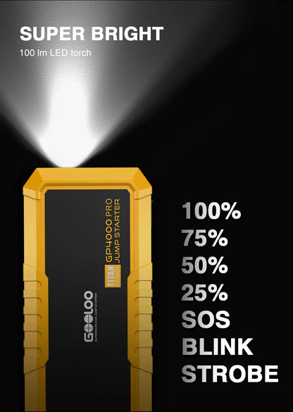 26800mAh 4000A Car Jump Starter Power Bank