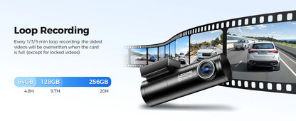 M300S 4K Dash Cam Front & Rear with GPS ADAS