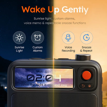 Smart Sleep Sound Machine with Ambient Night Light & App Control