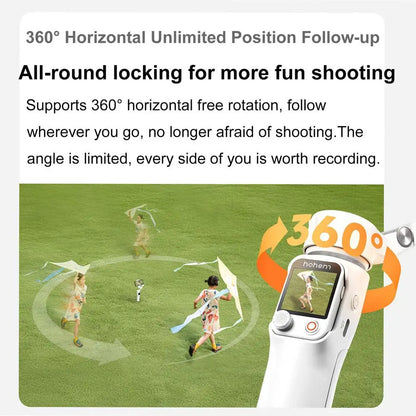 Portable 3-Axis Smartphone Gimbal with AI Face Tracking