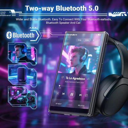 Portable MP3 Player 256GB with Android 13 and WiFi