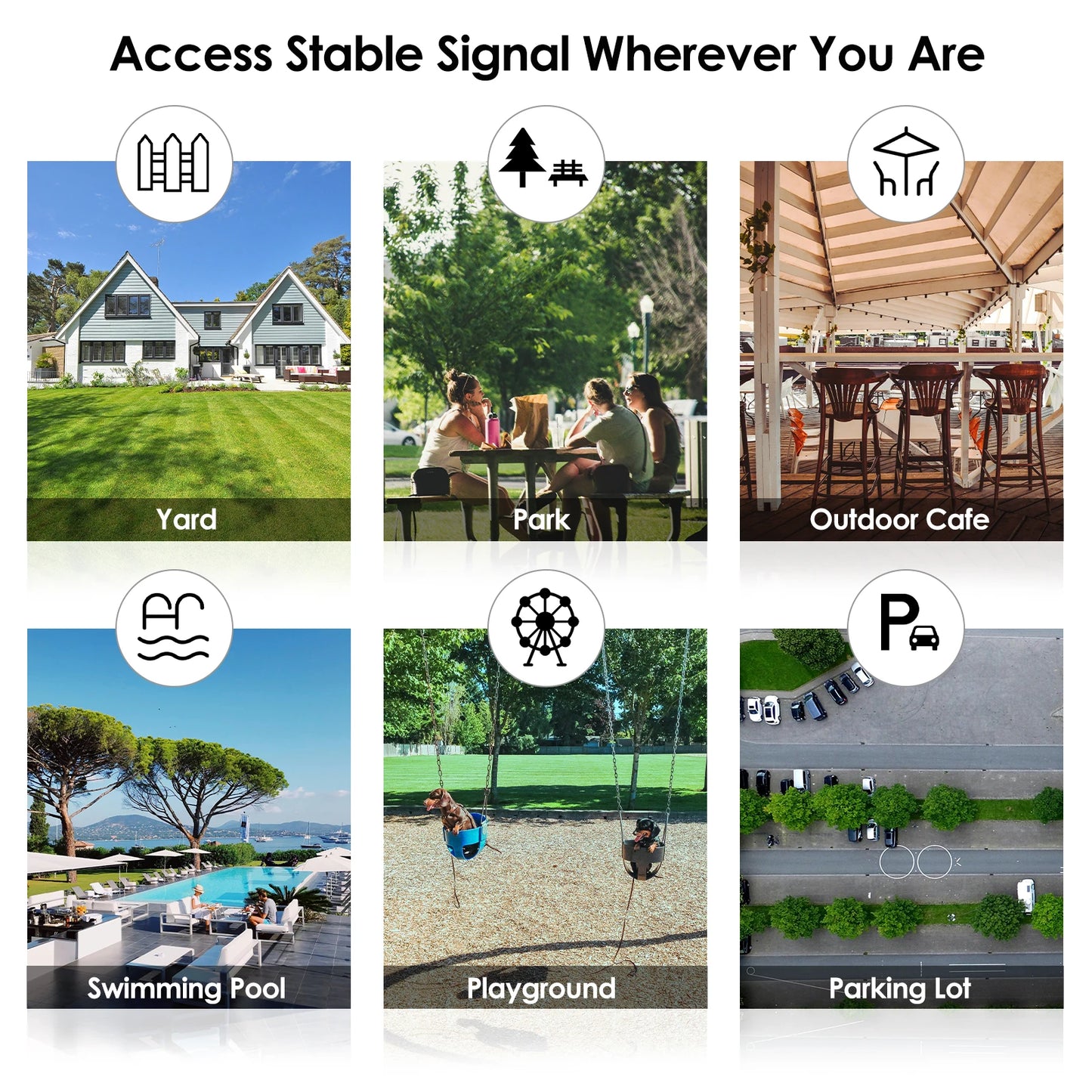 Wavlink AC300 Long Range WiFi Extender with High-Gain Antennas