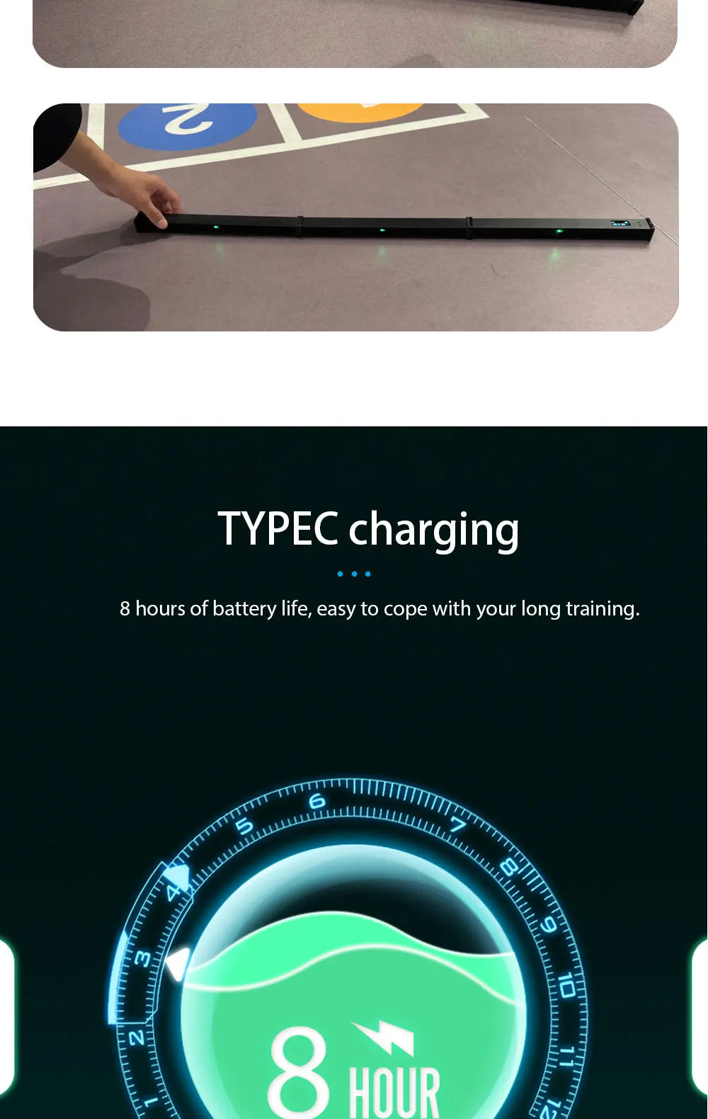 Jump Sensor Light Blanket Tester for Real-Time Data Monitoring