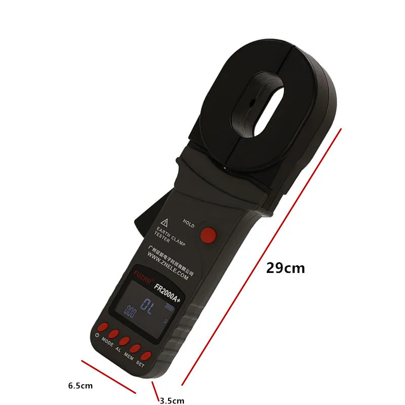 Portable Clamp Earth Resistance Tester with LCD Display