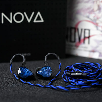Hybrid In-Ear Headphones 1Dynamic 4 Balanced Armature 0.78mm 2-Pin