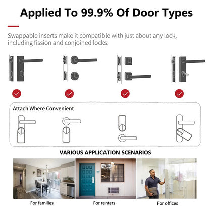 Smart Door Lock Fingerprint Password Bluetooth Keyless Entry