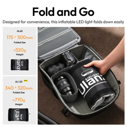 Portable 120W LED Tube Light Bi-Color Photography Light