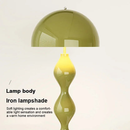 Tricolor LED Mushroom Floor Lamp for Bedroom