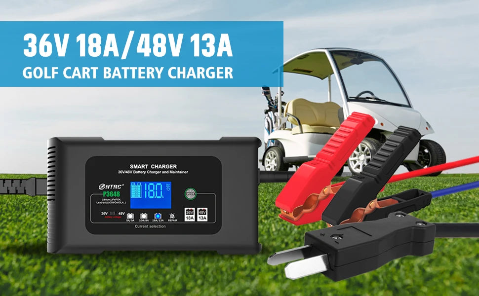High Power 18A Golf Cart Charger 36V/48V
