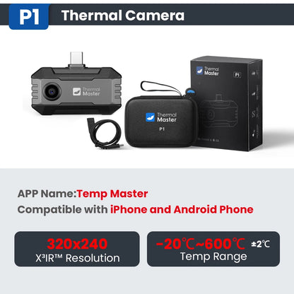 P1 Infrared Thermal Camera 320×240 High Temp Detection