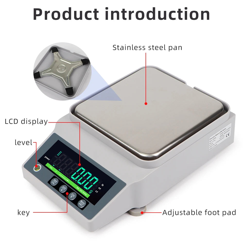 5KG High-Precision LCD Electronic Kitchen Scale 0.01g