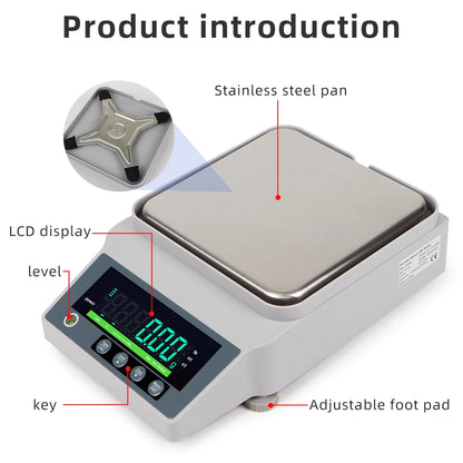 5KG High-Precision LCD Electronic Kitchen Scale 0.01g