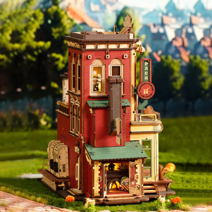 3D Wooden Puzzle Music Box Christmas Gift Factory