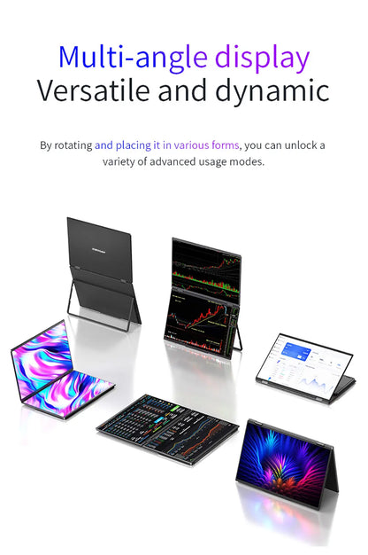 16" Portable Dual Screen Monitor 2.5K USB-C HDMI