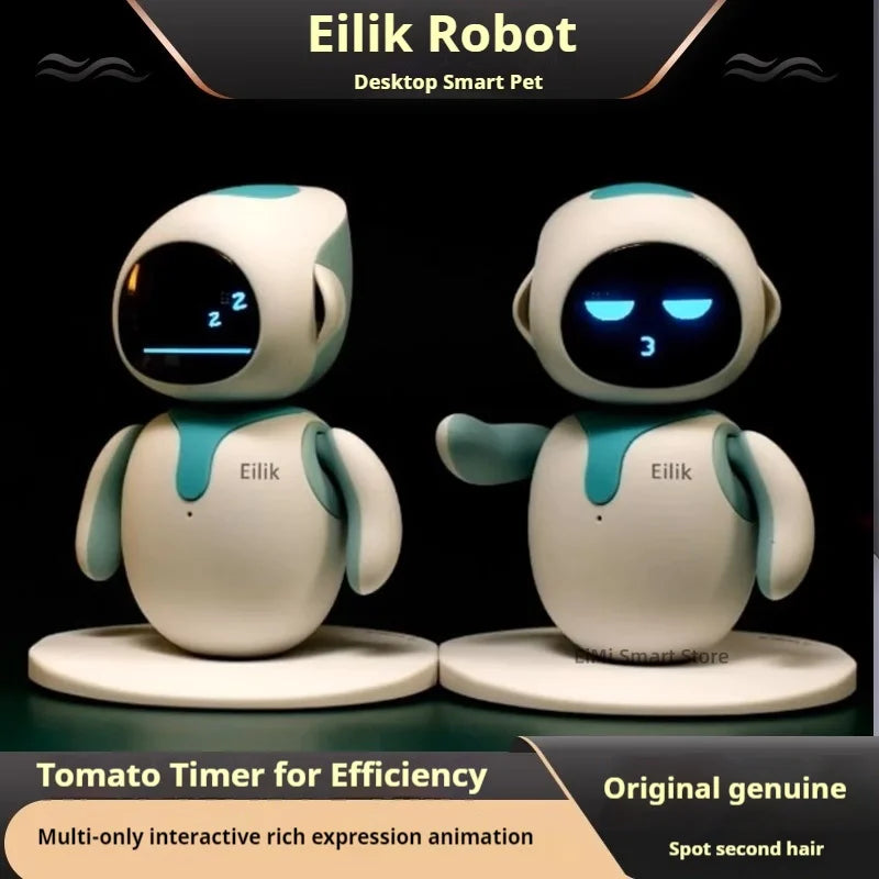 Sky Blue Smart AI Robot with Interactive Voice and Emotions