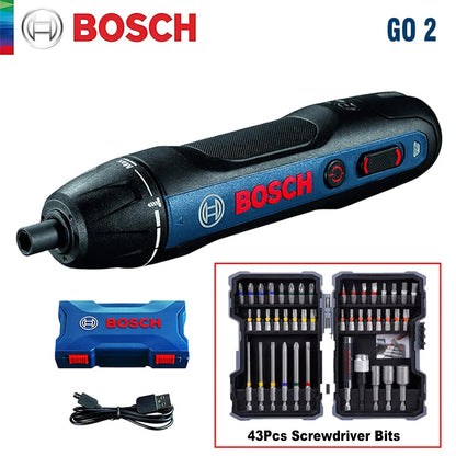 3.6V Cordless Electric Screwdriver with 25-Piece Bits Kit