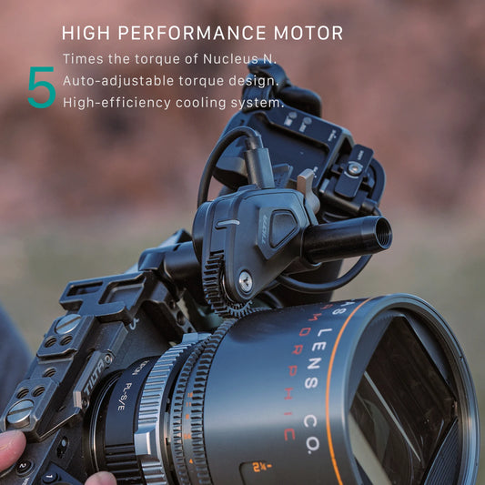 Rechargeable Wireless Lens Motor with Follow Focus