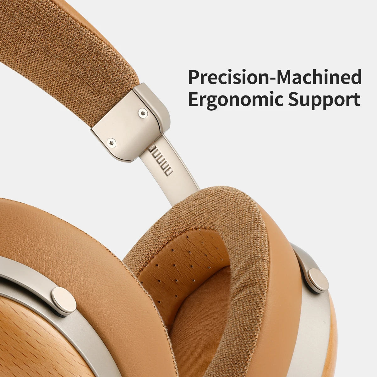 Premium Beechwood Over Ear Hi-Fi Headphones 50mm Drivers