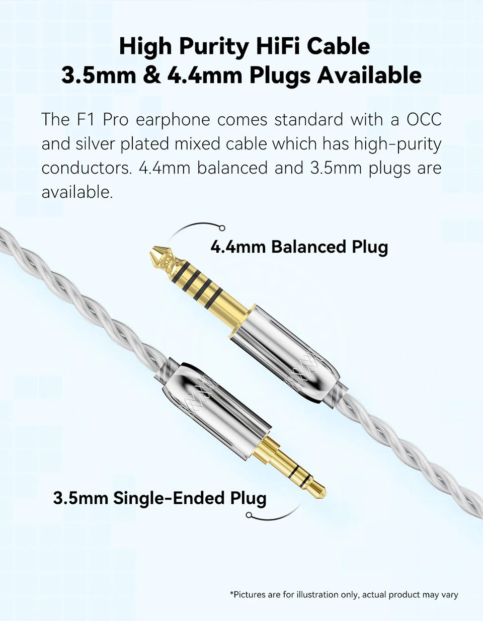 14.2mm Planar Magnetic IEM Earphones 4.4mm Balanced