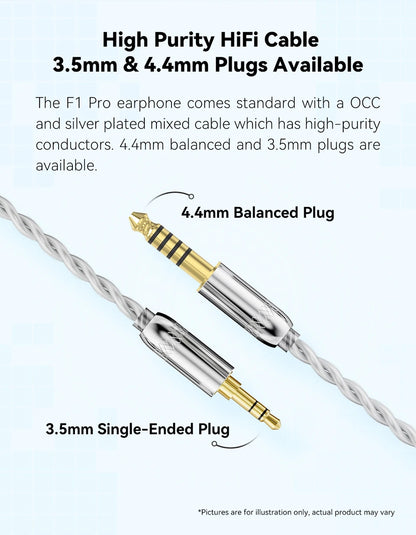 14.2mm Planar Magnetic IEM Earphones 4.4mm Balanced