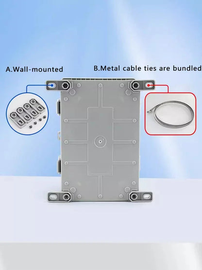 Grey ABS Electrical Enclosure IP67 300x300x170mm