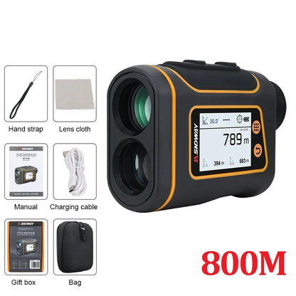 Laser Rangefinder Distance Meter with LCD Display
