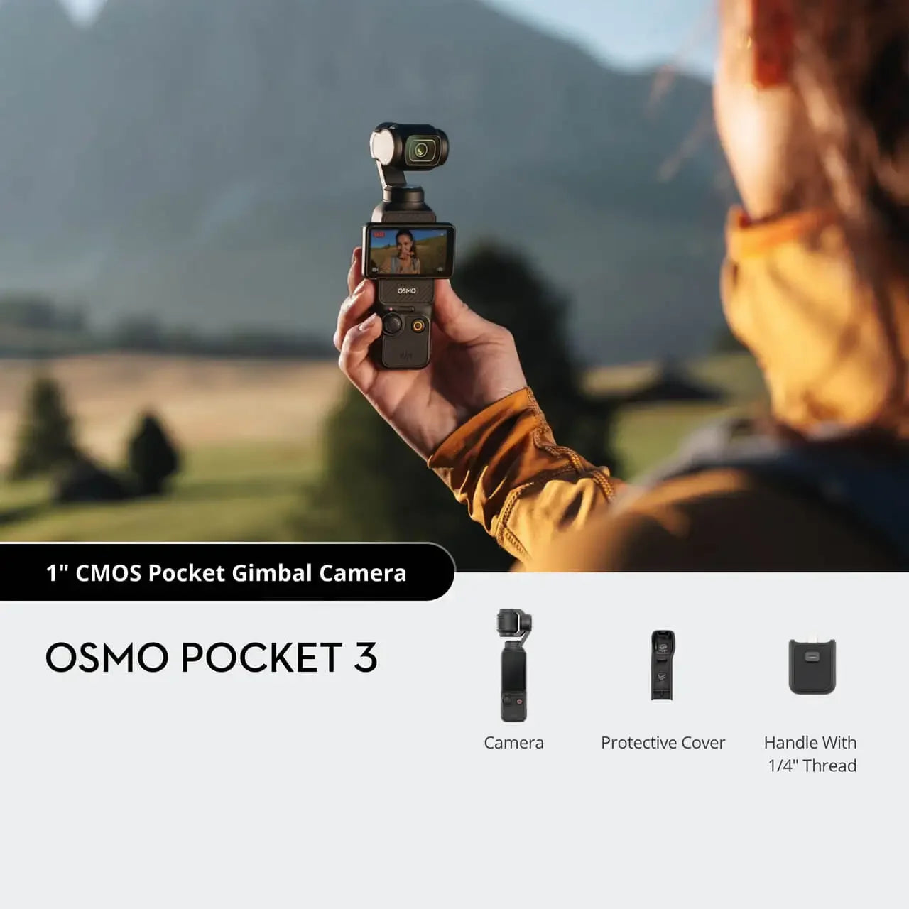 4K Pocket 3 Handheld Camera with Stabilization