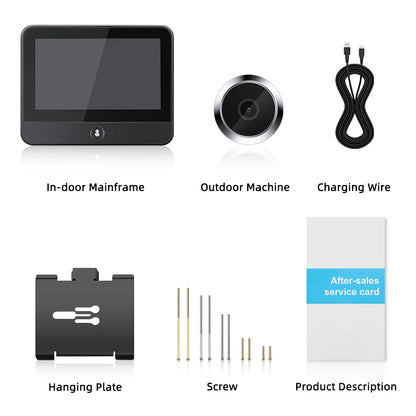 2MP WiFi Smart Video Doorbell with PIR Motion Detection