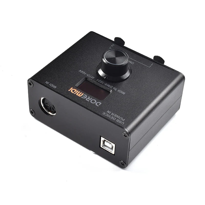 Portable MIDI to DMX Controller for Light Shows