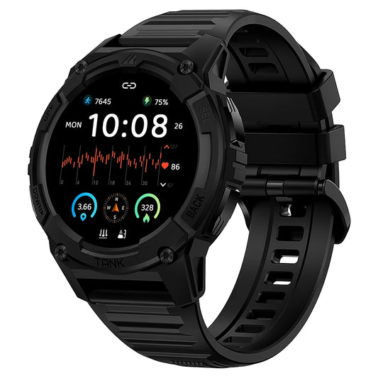 Heart Rate & Bluetooth Black GPS Smartwatch